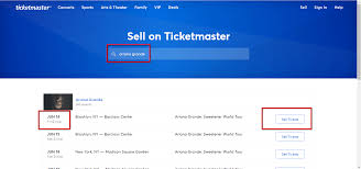 resale tickets