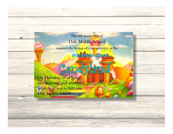 candy land prom theme