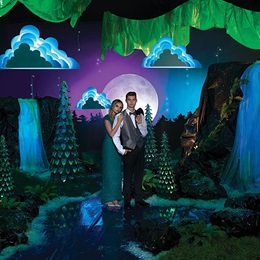 neon nights prom theme