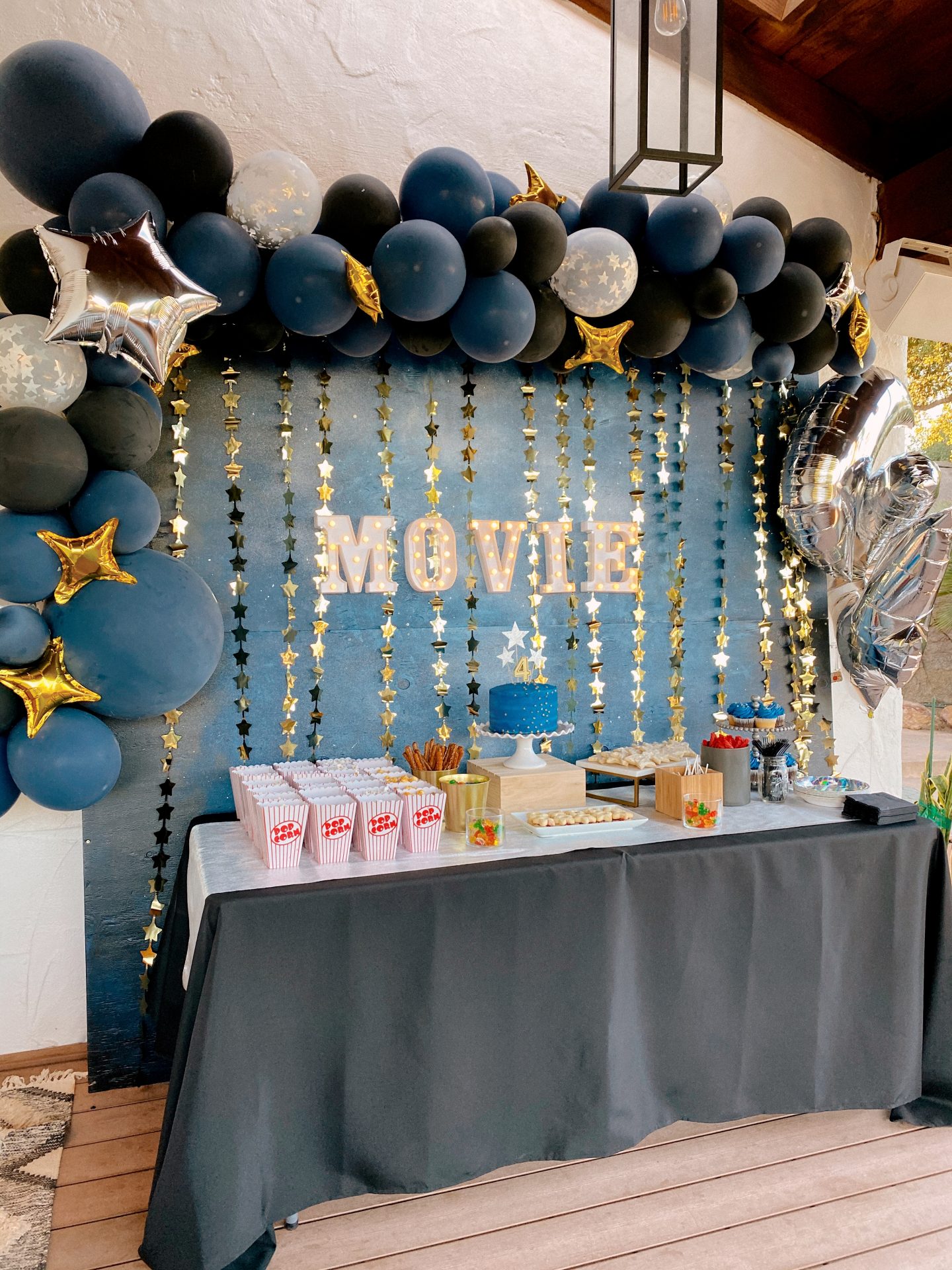 starry night birthday party theme